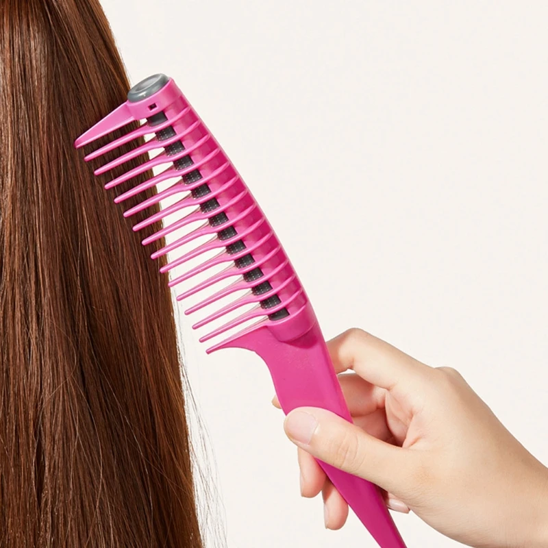 

Полезная гладкая Расческа для укладки волос, многофункциональная Расческа для укладки волос, практичные мужские и женские Инструменты для ...