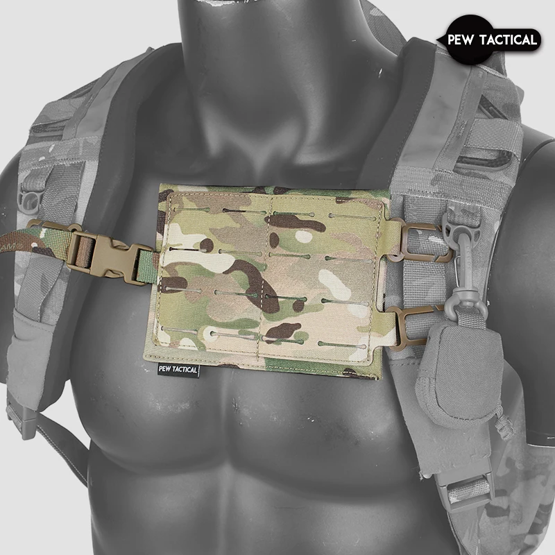 

Outdoor Pewtac Tactical Backpack Chest Balance Belt Extended MOLLE Panel