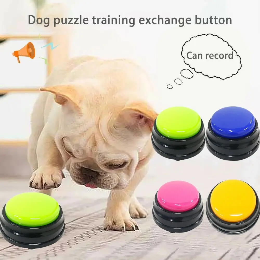 

Funny Cute Communication Portable Talking Pet Starters Pet Speaking Buttons Dog Training Dog Recordable Toys