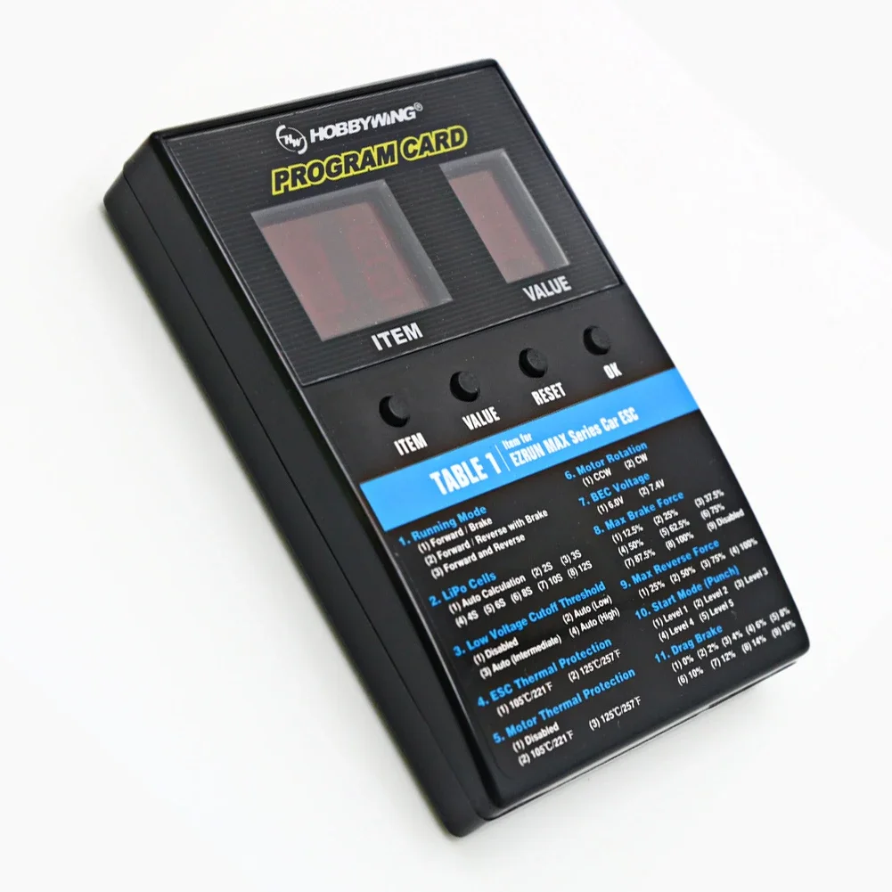 Program card for speed controller. Радиоуправляемый программируемый контроллер для регулировки. Карточки для программирования. Карта программирования hobbywing. Карта программирования регулятора.