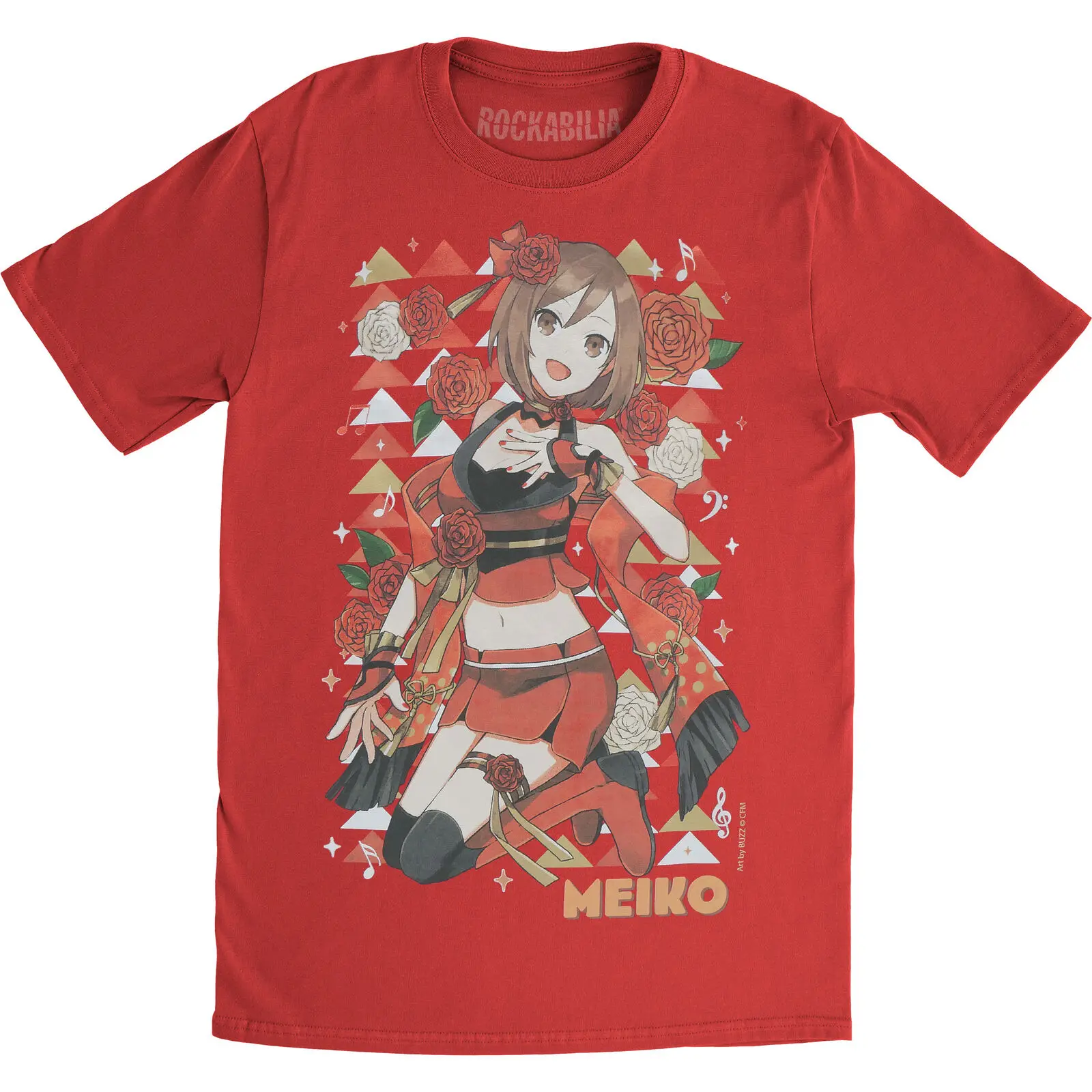 Мужская футболка Miku Hat большая красная