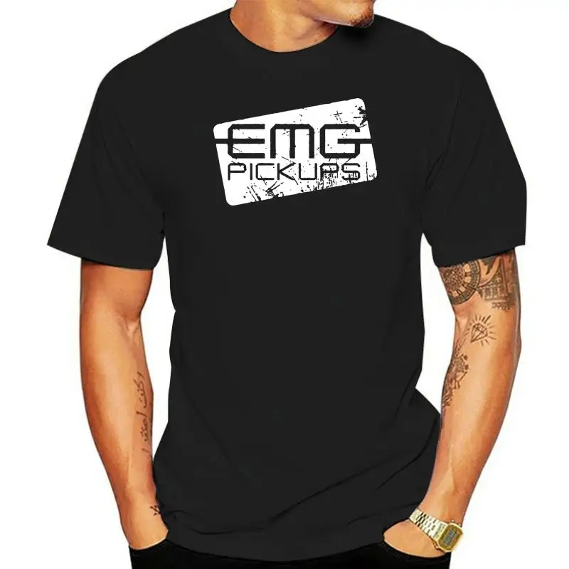 Изображения EMG потертая футболка с логотипом электрогитары размер S-3XL(1) - купить