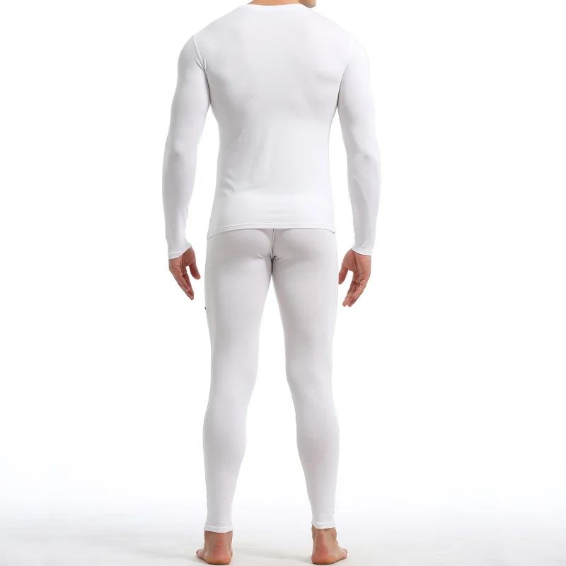 Thermal Underwear Sets For Men Winter Thermo Underwear Long Johns Winter Clothes Men Thick Thermal Clothing Solid Drop Shipping