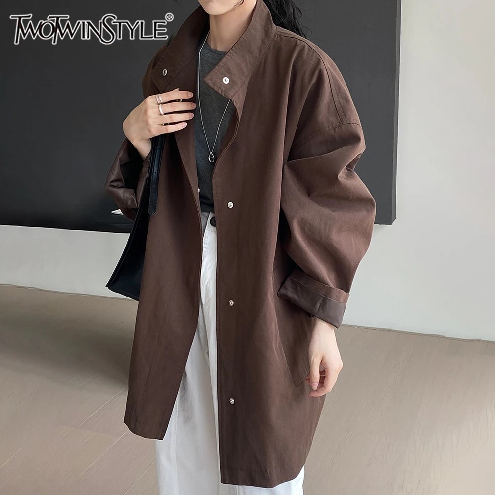 TWOTWINSTYLE Повседневная куртка из полиэстера