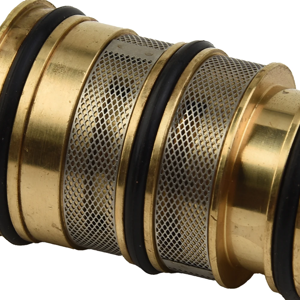 

High Quality Thermostatic Shower Cartridge 1pcs Replacement Shower Faucets Mixer Valve Bar Parts Repair Kit Brass