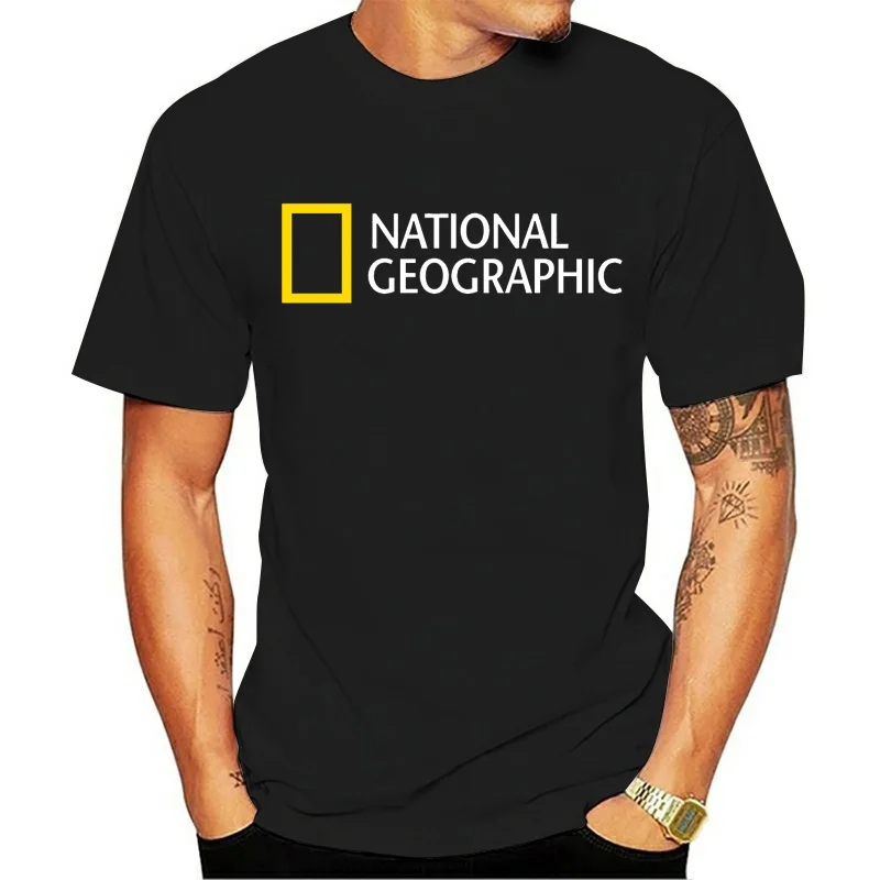 

National Geographic Tshirt Men Summer Short Sleeve Unisex T-Shirt Casual O-Neck Top Short Sleeve