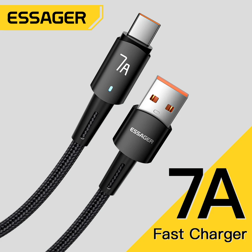 

2/4/6PCS 100w Charger Cable Usb2.0 Braided Nylon Type C Cable Aluminum Fast Charging Data Cord For Huawei 480mbps
