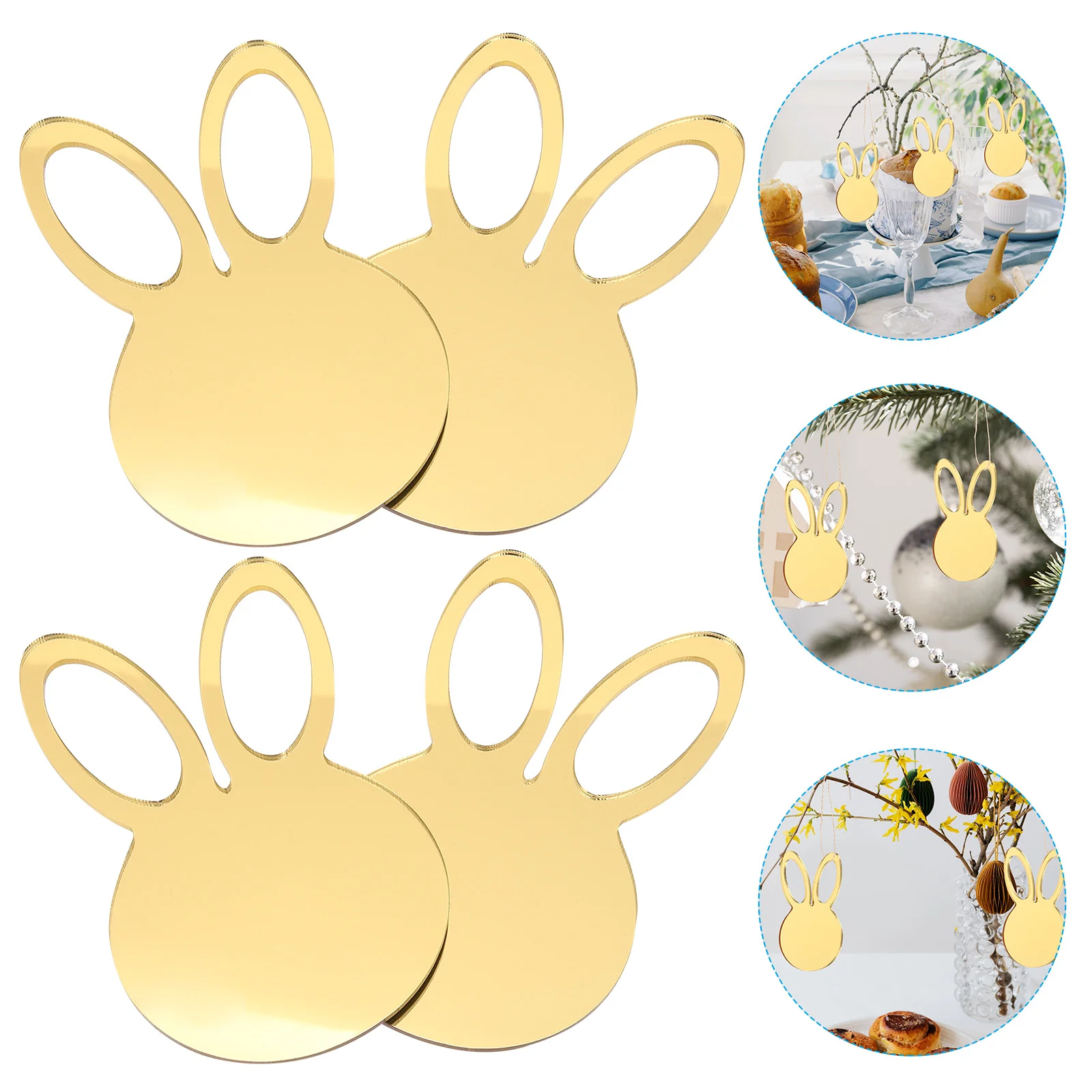 

Easter Ornaments Acrylic Bunny Hanging Tree Ornament Tag Tags Decorations Blanks Rabbit Blank Decoration Crafts Sign Basket