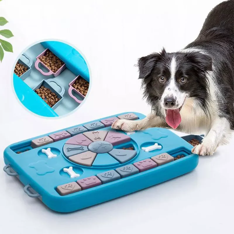 

Dog Puzzle Feeding Toy IQ Training Slow Feeding Bowl Toys Interactive Pet Dogs Food Dispenser Slow Feeder Toy for Puppy