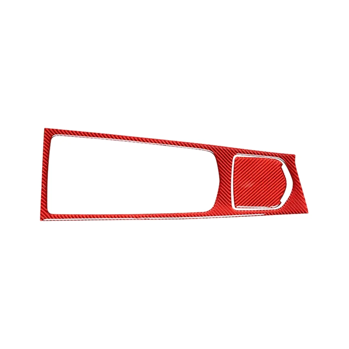 

Carbon Fiber Red Interior Central Control Multimedia Panel Trim Sticker for Porsche Panamera 2010-2016 LHD