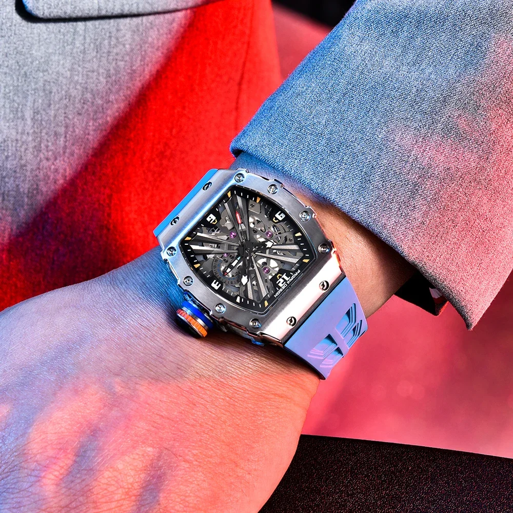 Часы наручные PAGANI Мужские кварцевые брендовые Роскошные спортивные