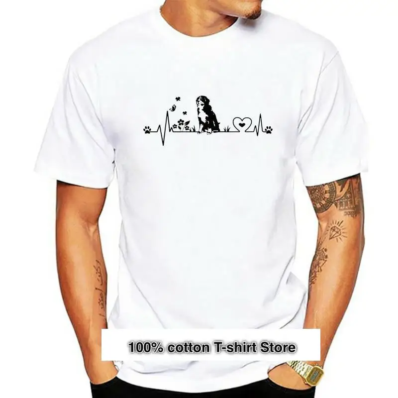 

Camiseta для hombre y mujer, camisa с изображением собаки, расположение сердца