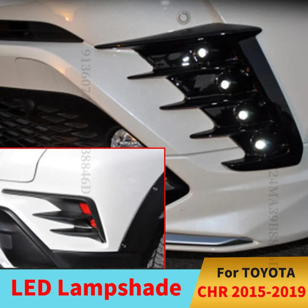 

Новый светодиодный, светодиодная Передняя и задняя противотуманная фара, световой абажур, комплект с широким корпусом, аксессуары для TOYOTA ...