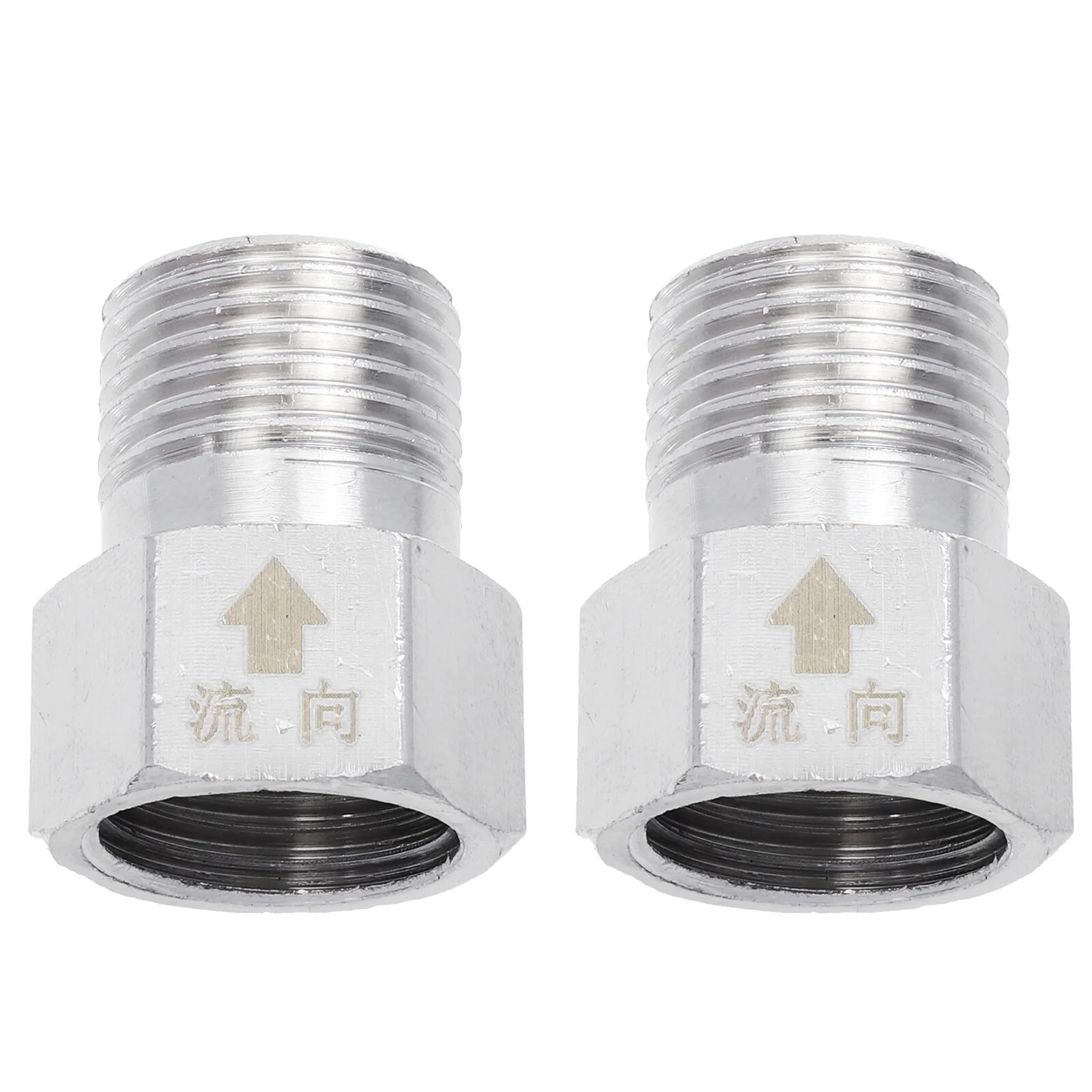 

2 Pcs Anti-backwater Check Valve Valves Copper One-way Toilet Pearlescent Fluids