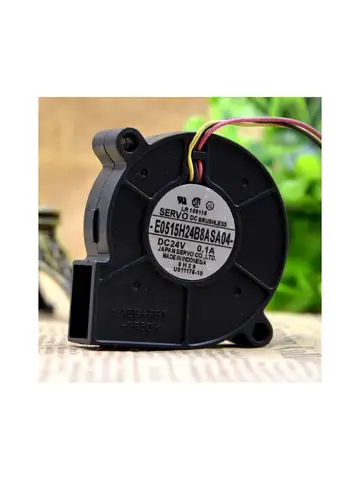5015 turbo blower fan E0515H24B8ASA64 5cm 50mm 50x50x15mm DC 24V 0.1A 3 wire Double ball