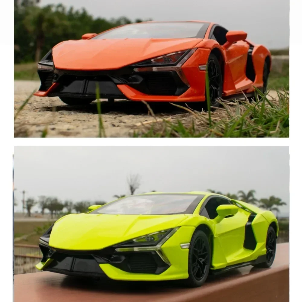 1:24 Lambor Revuelto Toys Модель автомобиля Литой под давлением Спортивный автомобиль из