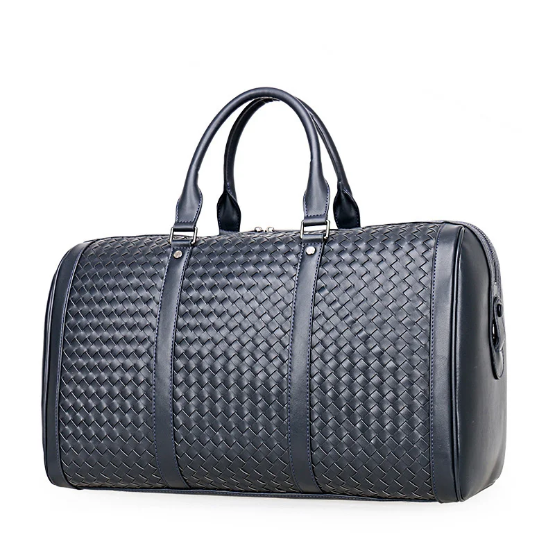 Brand New Handheld Travel Bag Woven High Capacity Travel Luggage Bag Korean Edition Cylinder Bag Business Travel Bag
