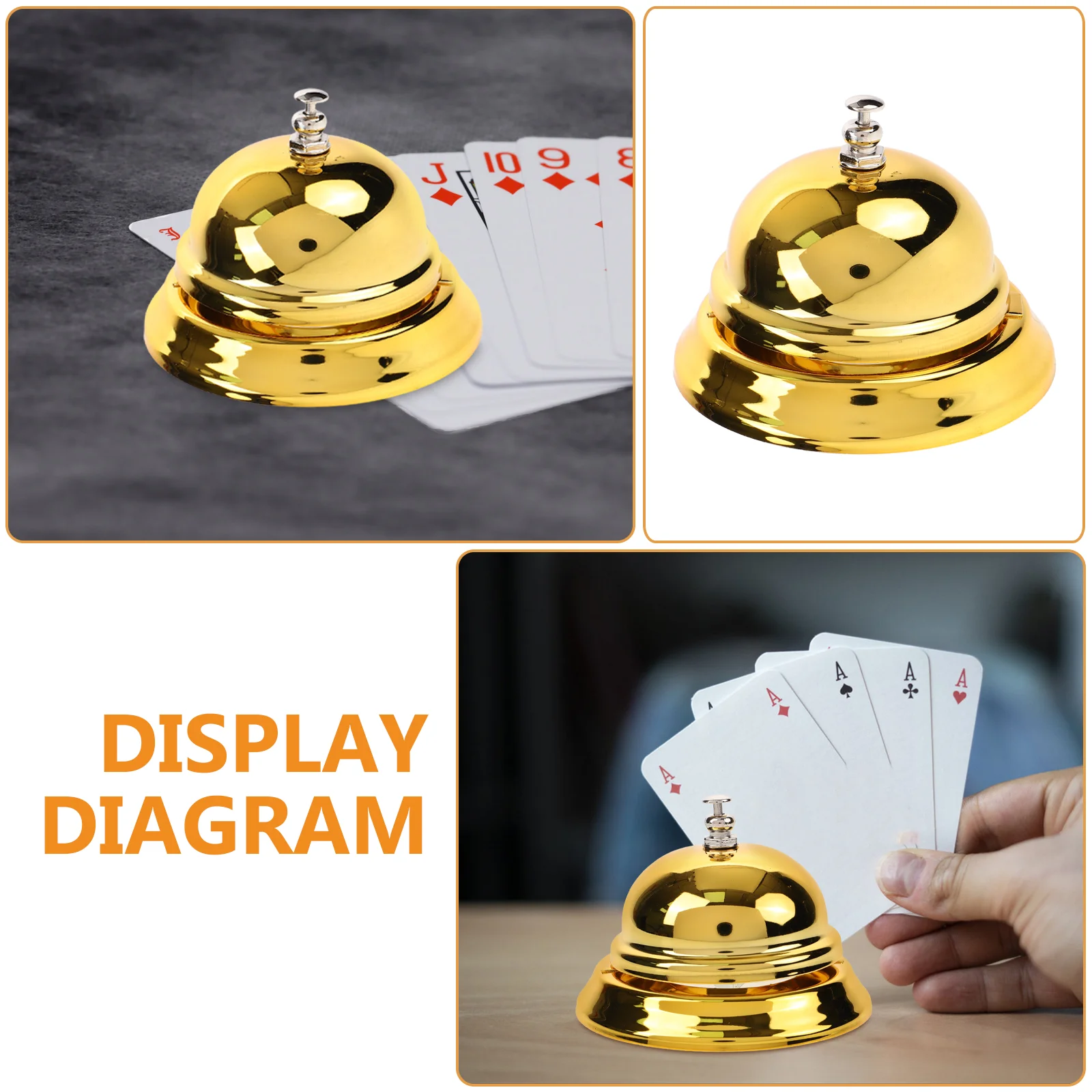 Модный звонок для приема кольцо классический сервис дверной украшение клиента