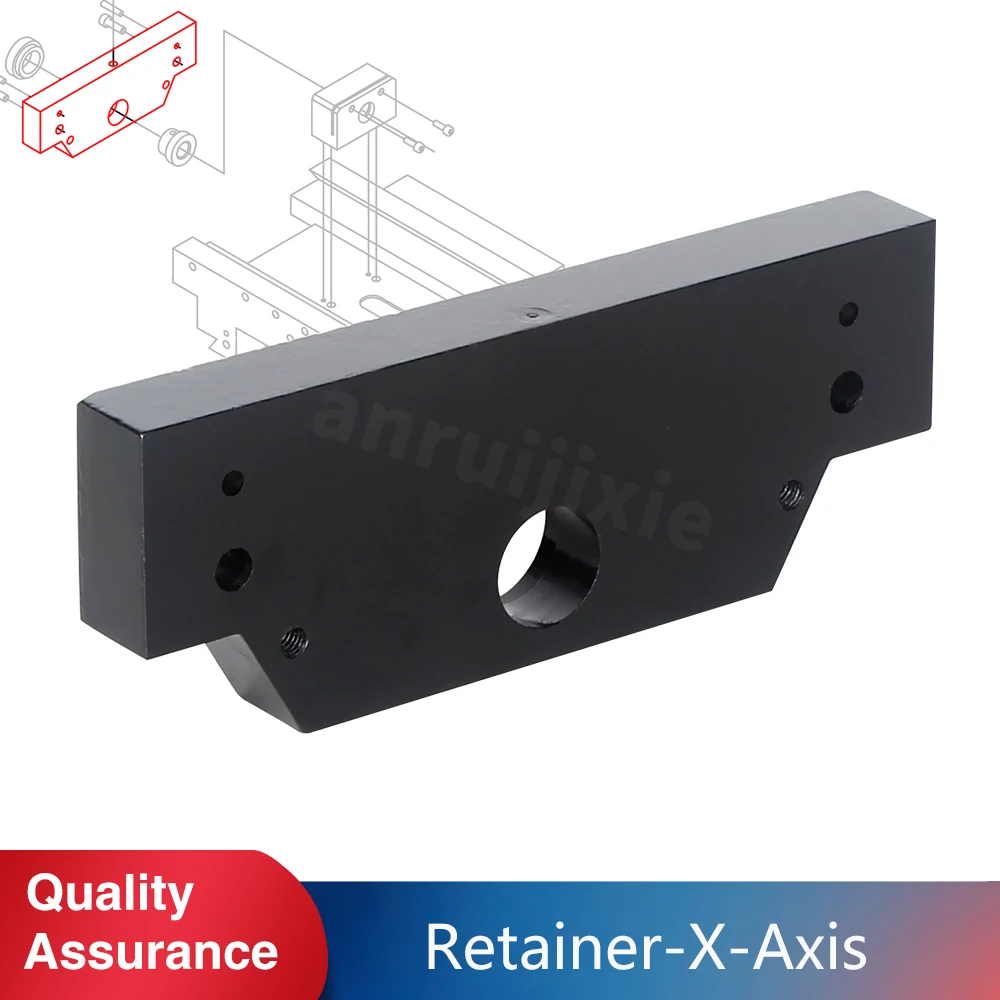 Retainer, X-Axis Leadscrew Left Bracket , SIEG SX3-181&JET JMD-3&BusyBee CX611&Grizzly G0619 Screw Left Support