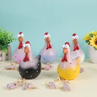 Керамическая фигурка курицы, отличный аксессуар для вашего сада#1