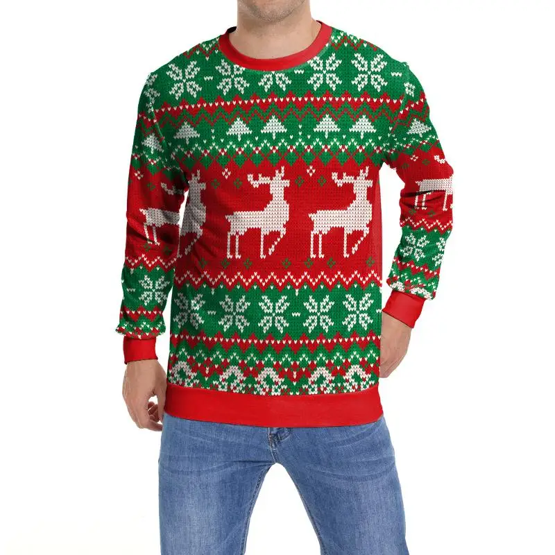 С Днем Рождения Иисус Косплей Уродливый Рождественский свитшот Рождественская