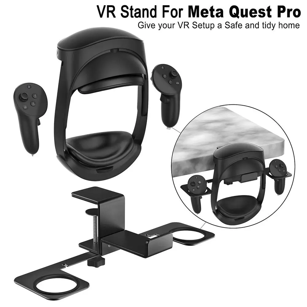 

Подставка для наушников и гарнитуры, настольная вешалка с зажимом, держатель для кабеля для Meta Quest Pro