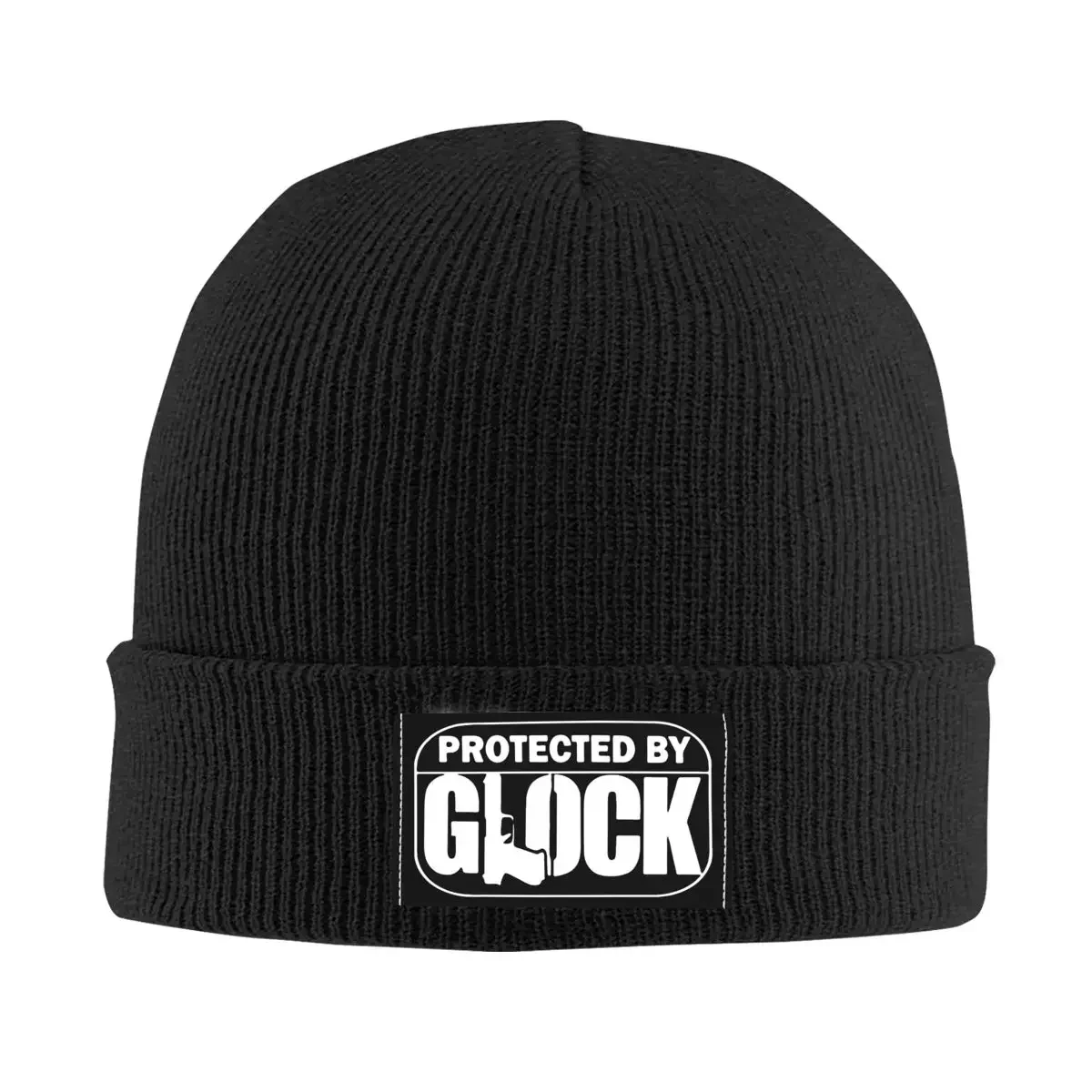 Protetto da Glock cappello [[ato a maglia berretto cappelli invernali Теплая новая тактическая кепка-пистолет uomo