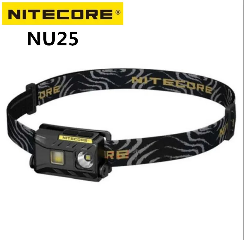

NITECORE NU25 USB Rechargeable Headlamp 360 lumens 3x LEDs Triple Outputs Lightweight Headlight LED Flashlight Outdoor Running