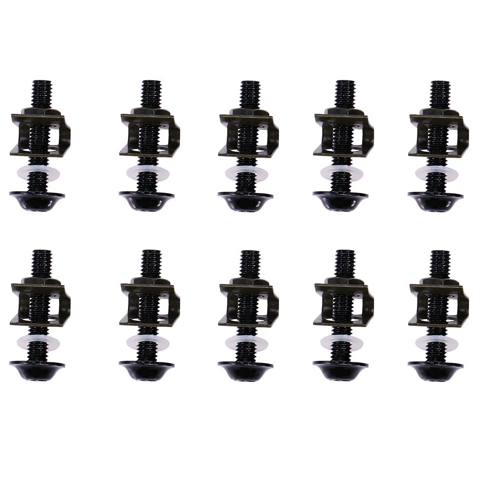 

10x мотоциклетные M6 6 мм Заготовки Алюминиевые Обтекатели болты Spire скоростные крепежные зажимы 1 1 1