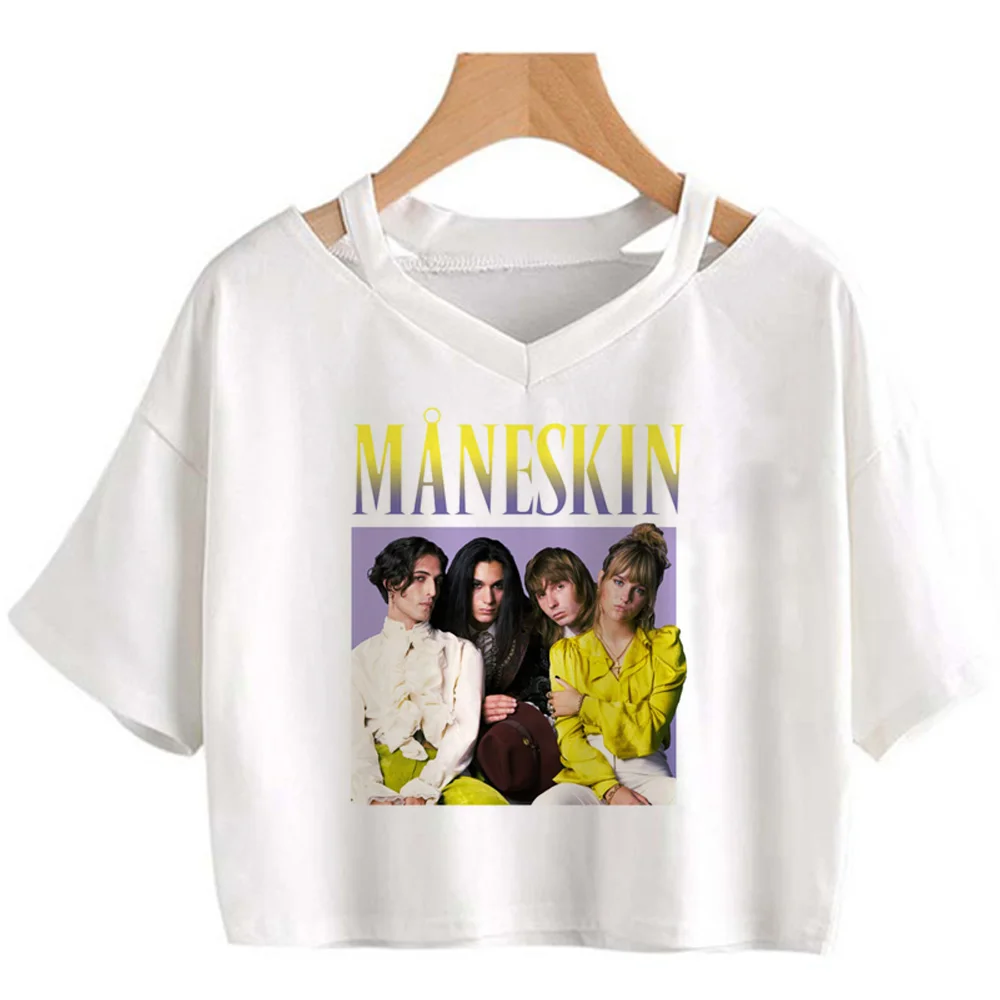 Футболки Maneskin женская футболка с графическим рисунком дизайнерская уличная