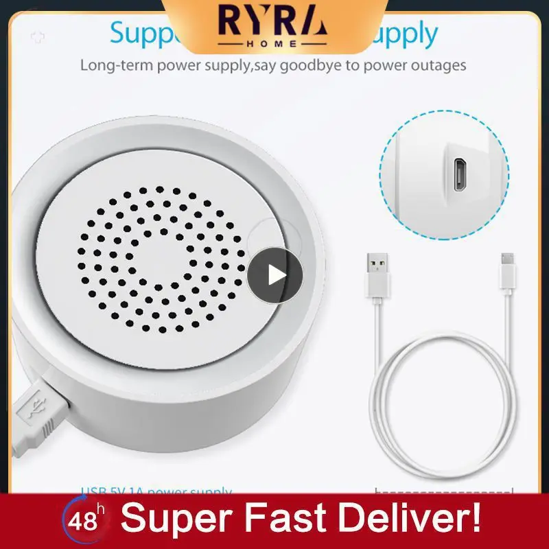 

Sound And Lighting Alert Sirene Smart Life Tuya Smart Wifi Wireless Siren Alarm Sensor Sound Light Alert 100db Sound Wifi 3 In 1