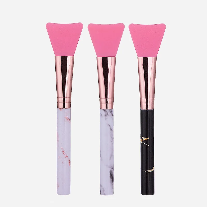 

Makeup Brush Marble Mask Brush Food Grade Soft Silicone Liquid Foundation Brush Conditioning Stick DIY Mask Tool