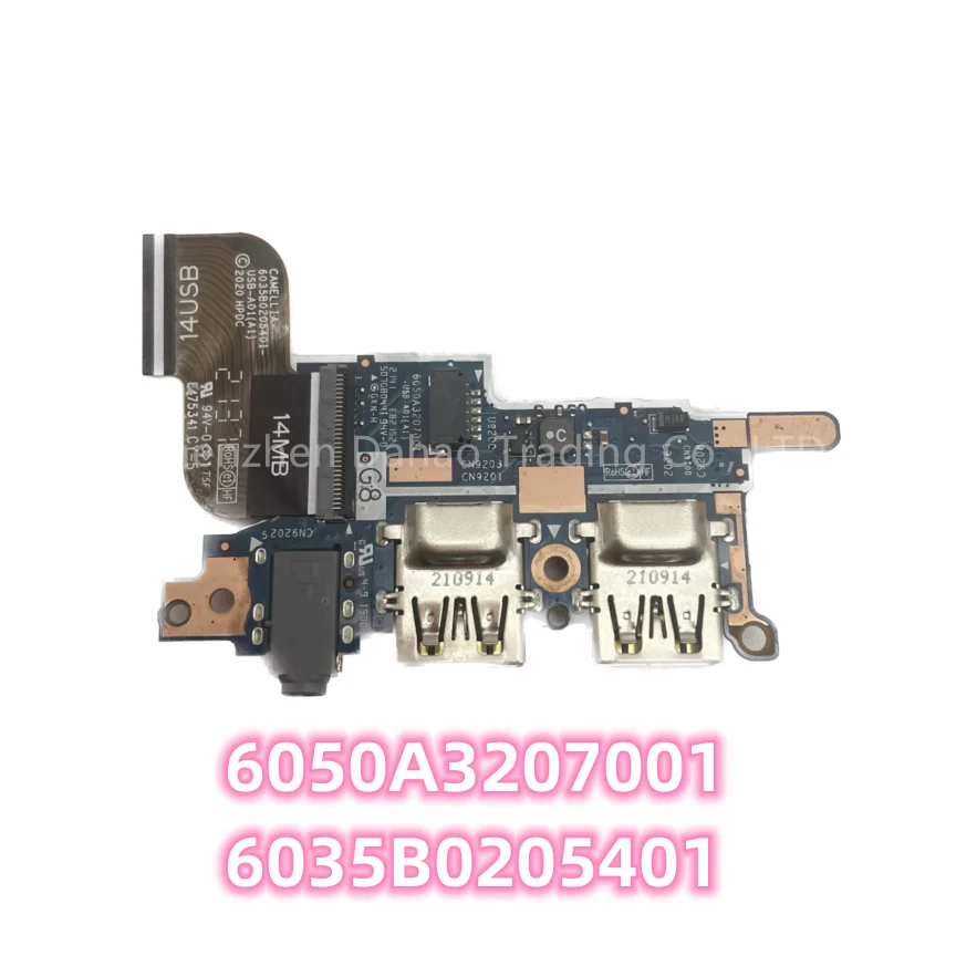 

6050A3207001 6035B0205401 For HP EliteBook 840 G8 840 G7 Laptop USB Audio Board With Cable
