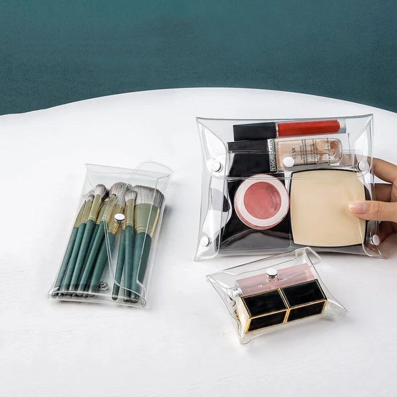 

Портативная сумка для туалетных принадлежностей, прозрачная косметичка, водонепроницаемый Дорожный Чехол для хранения, Многоразовые водо...