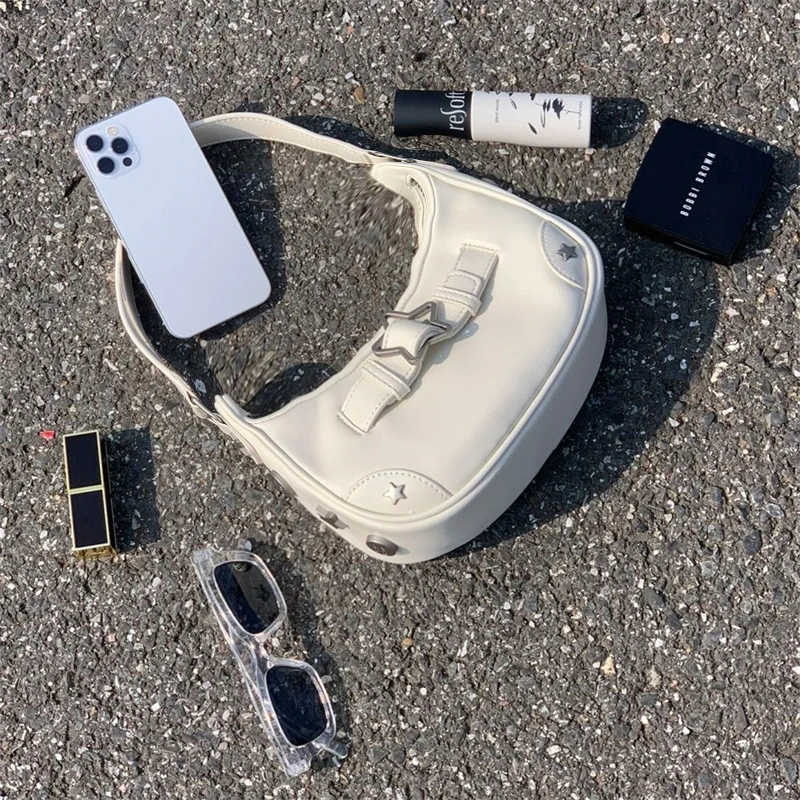 

Винтажные женские сумочки со звездами, модная сумка-хобо на плечо, женский клатч из искусственной кожи, женские кошельки для подмышек