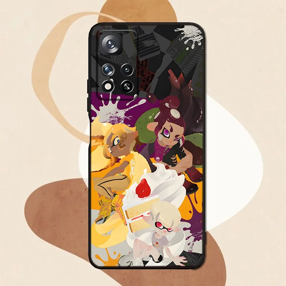 Чехол для телефона S-SplatoonS Game Samsung Galaxy A73 A91 A53 A52 A32 A13 A21 A34 A71 A31 A22 A20 черный чехол