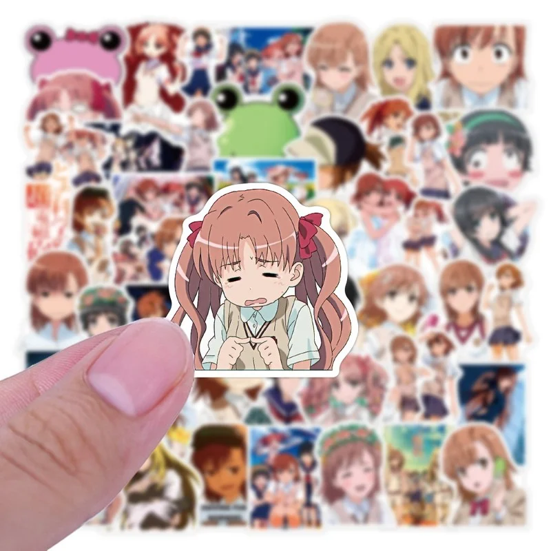 

Toaru Kagaku без железного оружия аниме наклейка Misaka Mikoto Shirai Kuroko студенческие канцелярские наклейки s милый ноутбук чехол для телефона декоратив...