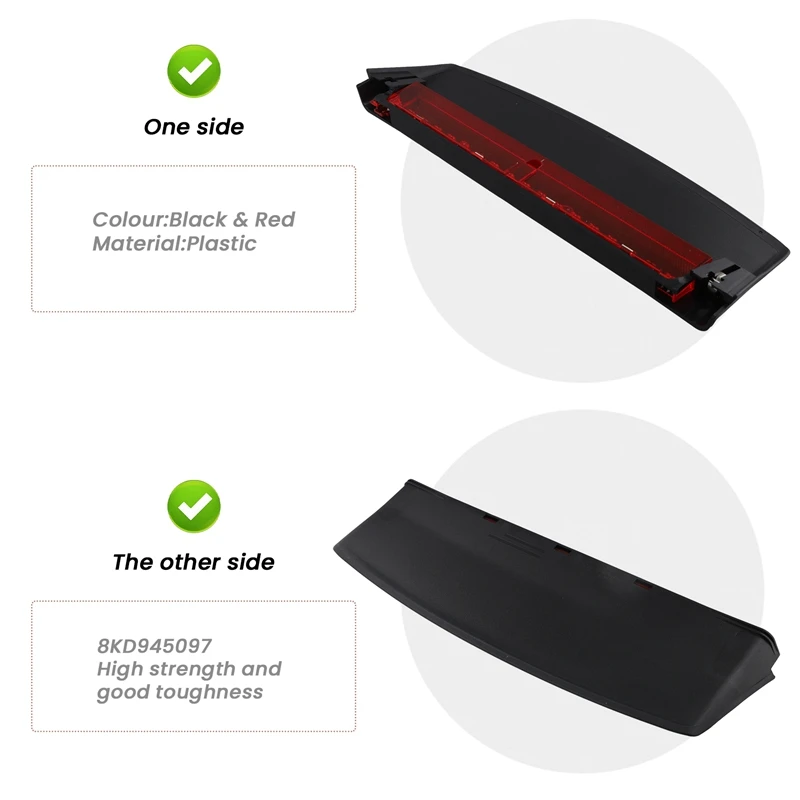 Центральный задний фонарь с высоким креплением третья 3-я стоп-сигнал для A4 B8