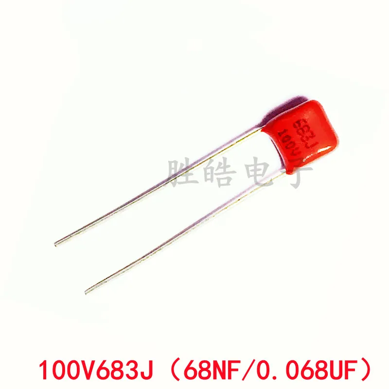 

20piece Good Quality 100V683J High Quality 5% 0.068UF Pitch 5mm 68NF 100V 683 683J CBB Polypropylene Film Capacitor DIP NEW