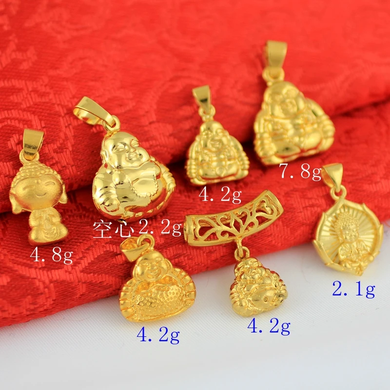 Латунный кулон позолоченные ювелирные изделия имитация 18-каратного золота