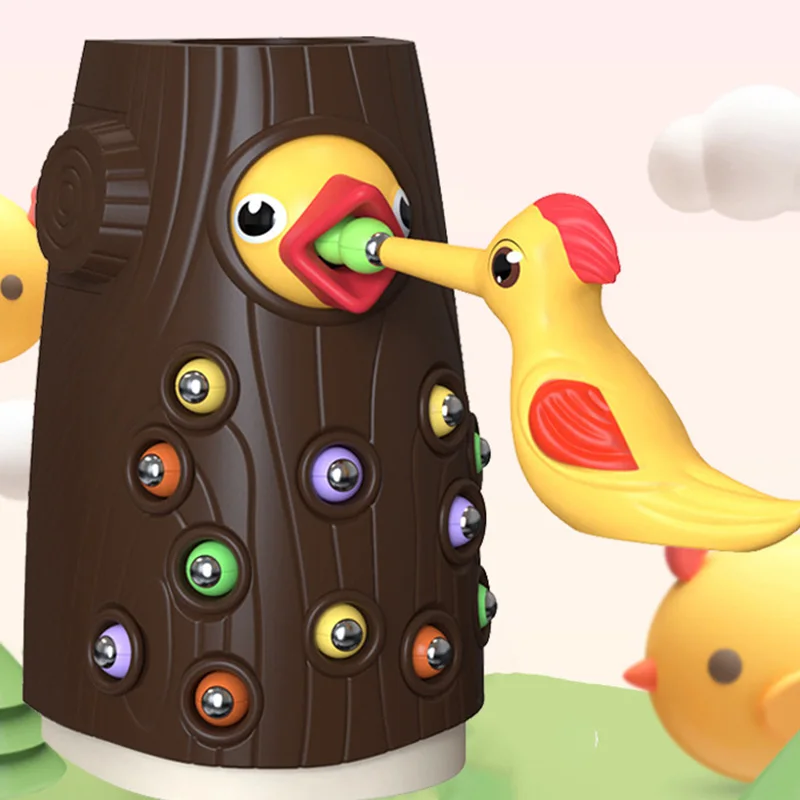 

Игрушка для кормления и охоты на насекомых, набор игрушек для малышей по методу Монтессори, детская игрушка для мелкой моторики, дошкольног...