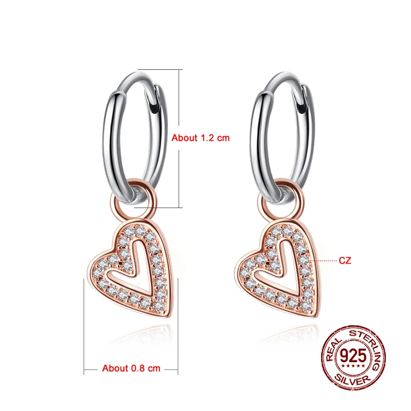Женские серьги-кольца из серебра 925 пробы |