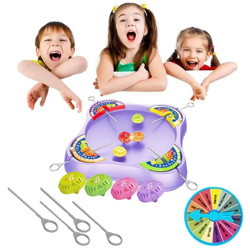 

Battle Gyro PlateFun Multiplayer Competition Pull-Out Gyro Disk Rush Children's Parent-Child Interactive Toy Set