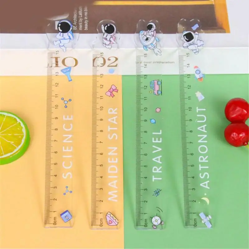 Детская мультяшная Подарочная пластиковая линейка для офиса и школы красивые