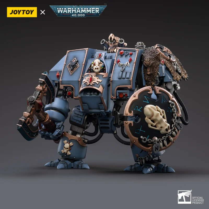

『In Stock』JOYTOY 1/18 Action Figures Warhammer 40K Space Marines Space Wolves Venerable Dreadnought Brother Hvor Games Model Set