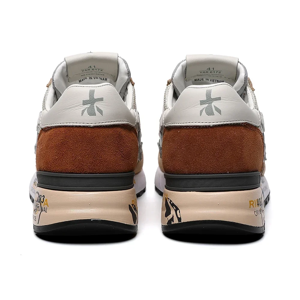 PREMIATA/мужские легкие роскошные дышащие кроссовки в стиле ретро с бархатной сеткой