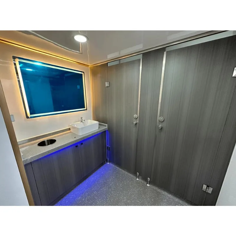 Роскошный коммерческий уличный портативный самоочищающийся мобильный душ и