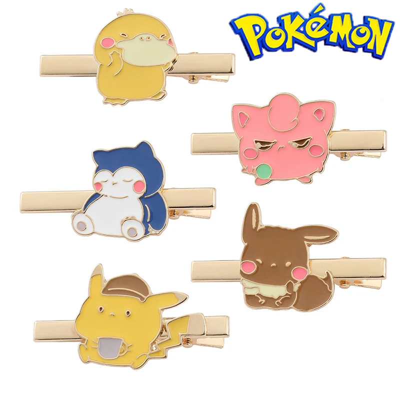 

Покемон Аниме 1 шт. Пикачу Eevee Psyduck Kawaii металлическая заколка для волос украшения игрушки Детские подарки на день рождения Рождество вечерни...