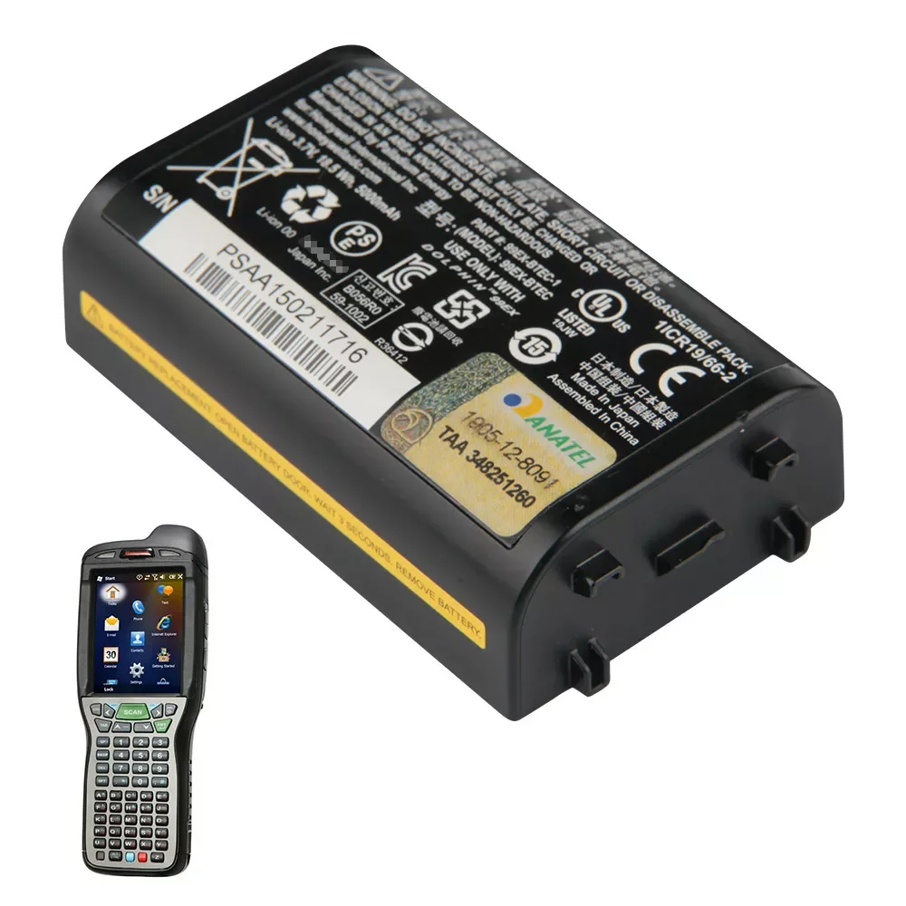 

NEW2023 Original Replacement Battery For Honeywell Dolphin 99EX 99GX 99EX-BTEC Genuine Battery 5000mAh