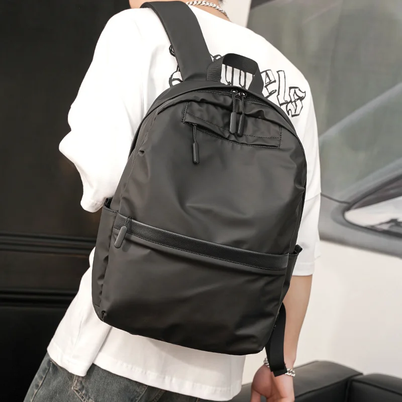 

Новинка 2022, нейлоновый тканевый рюкзак, Корейская версия, мужская сумка, школьный рюкзак, вместительная сумка для компьютера, Повседневная ...